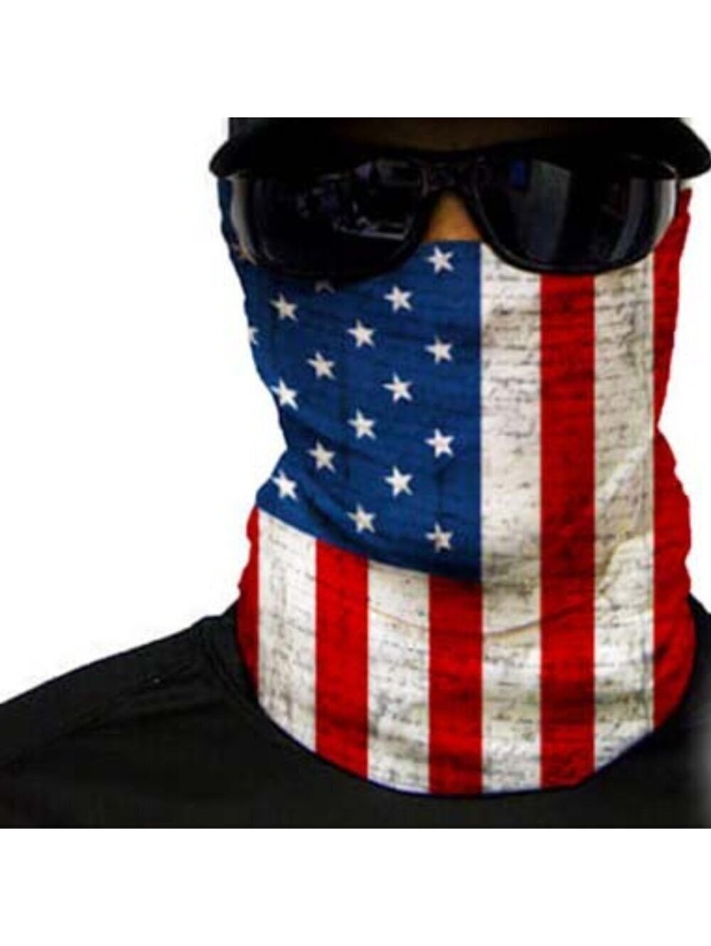 Neck Gaiter American Flag Mens SA Face Mask Headband Shield Wrap Adult